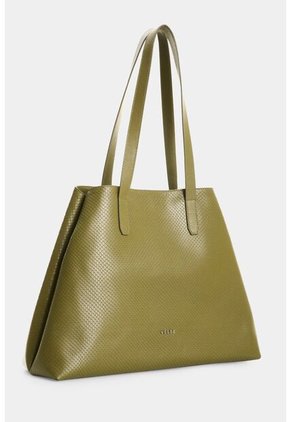 Shopping En Cuero Para Mujer Waira Shopping En Cuero Para Mujer Waira Verde Oliva VÉLEZ