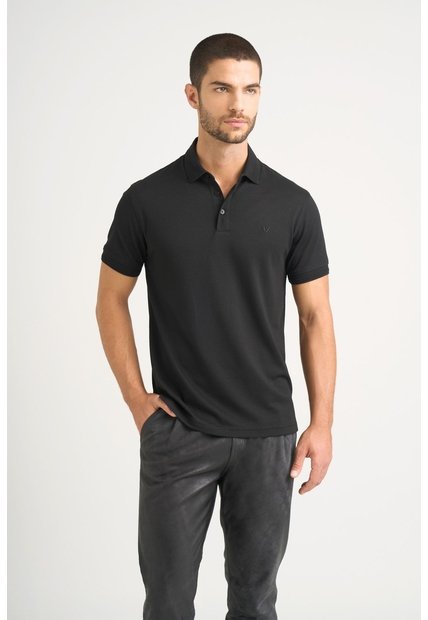 Polo Lucca Manga Corta Para Hombre Texturizada Polo Lucca Manga Corta Para Hombre Texturizada Negro XL VÉLEZ