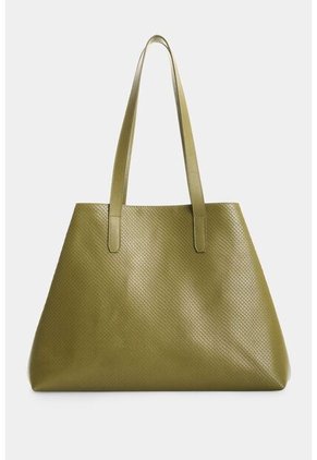 Shopping En Cuero Para Mujer Waira Shopping En Cuero Para Mujer Waira Verde Oliva VÉLEZ