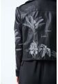Chaqueta Biker Para Mujer Bordado Metalizado Chaqueta Biker Para Mujer Bordado Metalizado Negro S VÉLEZ de Vélez