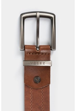 Cinturón Unifaz Coraje De Cuero Para Hombre Pasador Metálico Cinturón Unifaz Coraje De Cuero Para Hombre Pasador Metálico Miel 36 VÉLEZ