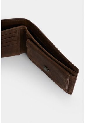 Billetera Terra De Cuero Para Hombre Interior Contraste Billetera Terra De Cuero Para Hombre Interior Contraste Cafe VÉLEZ