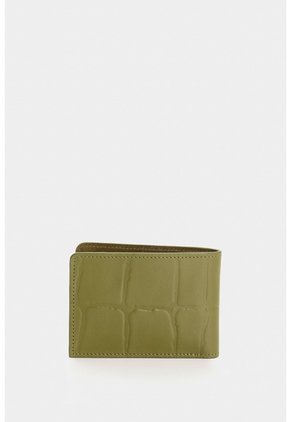 Billetera En Cuero Para Hombre Ical Billetera En Cuero Para Hombre Ical Verde Oliva VÉLEZ