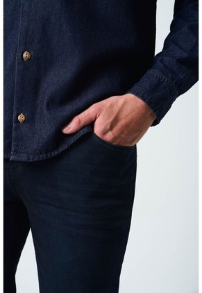 Jean Sirio De Algodón Orgánico Para Hombre Silueta Semi Ajustada Jean Sirio De Algodón Orgánico Para Hombre Silueta Semi Ajustada Azul 42 VÉLEZ
