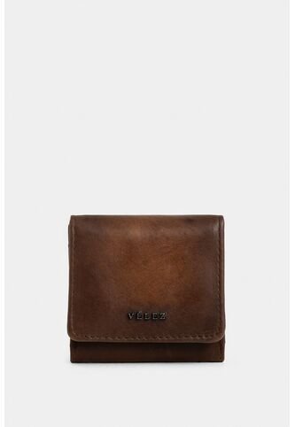 Monedero Rústico De Cuero Para Hombre Con Pasador Monedero Rústico De Cuero Para Hombre Con Pasador Miel VÉLEZ Vélez