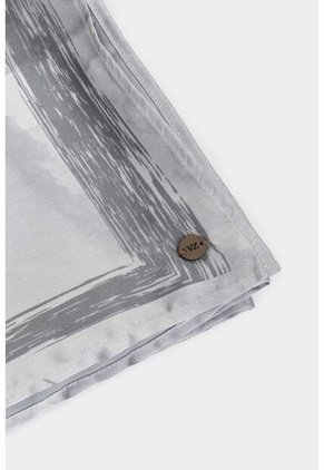 Pañuelo Grande En Tejido Plano Para Mujer Cuadrado Pañuelo Grande En Tejido Plano Para Mujer Cuadrado Gris XS VÉLEZ