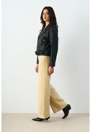 Chaqueta Biker De Cuero Para Mujer Tessa Chaqueta Biker De Cuero Para Mujer Tessa Negro M VÉLEZ