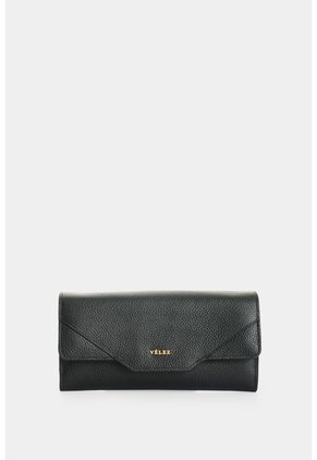 Porta Chequera En Cuero Para Mujer Damasco Porta Chequera En Cuero Para Mujer Damasco Negro VÉLEZ