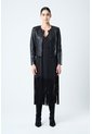 Chaqueta De Cuero Para Mujer Denver Chaqueta De Cuero Para Mujer Denver Negro XL VÉLEZ de Vélez