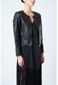 Chaqueta De Cuero Para Mujer Denver Chaqueta De Cuero Para Mujer Denver Negro XL VÉLEZ de Vélez