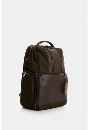 Morral Security De Lona Para Hombre Detalles En Cuero Morral Security De Lona Para Hombre Detalles En Cuero Cafe VÉLEZ