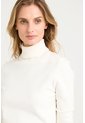 Sweater Tejido Básico Maqui Para Mujer Cuello Tortuga Sweater Tejido Básico Maqui Para Mujer Cuello Tortuga Crema XS VÉLEZ de Vélez