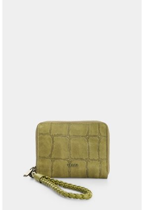 Billetera En Cuero Para Mujer Grecia Billetera En Cuero Para Mujer Grecia Verde Oliva VÉLEZ