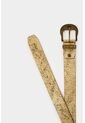 Cinturón Amaru Unifaz En Cuero Folia Para Mujer Cinturón Amaru Unifaz En Cuero Folia Para Mujer Dorado S VÉLEZ de Vélez