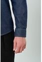 Sobrecamisa Alcor Manga Larga De Algodón Para Hombre Detalles Cuero Sobrecamisa Alcor Manga Larga De Algodón Para Hombre Detalles Cuero Azul Oscuro M VÉLEZ de Vélez