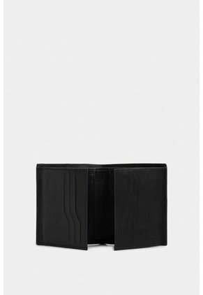 Billetera Lucca De Cuero Para Hombre Detalle Contraste Billetera Lucca De Cuero Para Hombre Detalle Contraste Negro Vélez