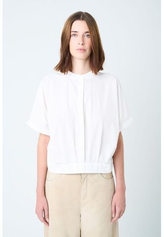 Camisa Topacio Para Mujer Cuello Nerú Camisa Topacio Para Mujer Cuello Nerú Blanco XS VÉLEZ Vélez