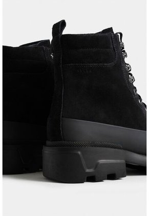 Botas Neu De Cuero Para Hombre Suela Tractorada Botas Neu De Cuero Para Hombre Suela Tractorada Negro 43 Vélez