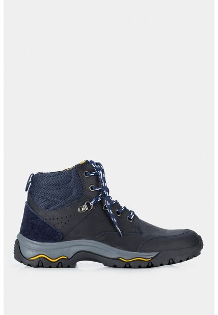 Botas Darvaza De Cuero Para Mujer Estilo Hiking Botas Darvaza De Cuero Para Mujer Estilo Hiking Azul 35 Vélez