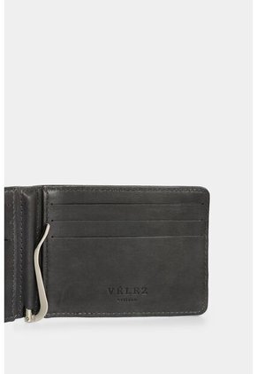 Porta Billetes Helios De Cuero Para Hombre Silueta Minimalista Porta Billetes Helios De Cuero Para Hombre Silueta Minimalista Negro VÉLEZ