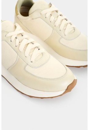 Tenis En Lona Y Cuero Para Mujer Miski Tenis En Lona Y Cuero Para Mujer Miski Crema 37 VÉLEZ