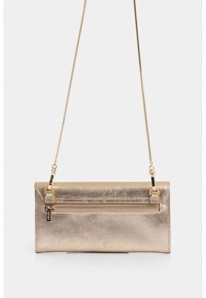 Porta Chequera Kauai De Cuero Para Mujer Efecto Oro Blanco Porta Chequera Kauai De Cuero Para Mujer Efecto Oro Blanco Dorado Vélez