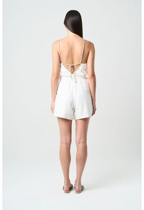 Enterizo Casiopea Para Mujer Detalle Trenzado Enterizo Casiopea Para Mujer Detalle Trenzado Crema 10 Vélez