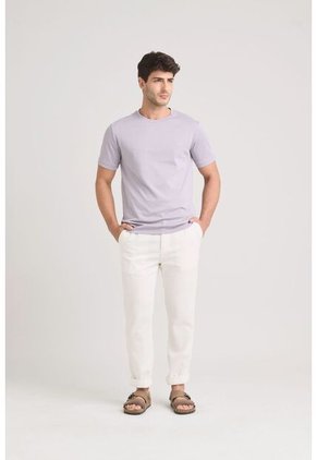 Camiseta Micropima Arizona Para Hombre Semi Ajustada Camiseta Micropima Arizona Para Hombre Semi Ajustada Lila XL VÉLEZ