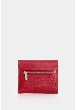 Billetera En Cuero Para Mujer Acari Billetera En Cuero Para Mujer Acari Rojo VÉLEZ