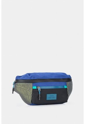 Riñonera Hyper Fly En Lona Para Hombre Detalles En Cuero Riñonera Hyper Fly En Lona Para Hombre Detalles En Cuero Azul Vélez