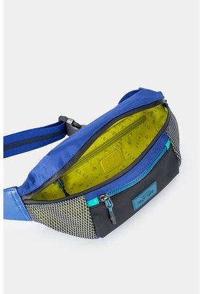 Riñonera Hyper Fly En Lona Para Hombre Detalles En Cuero Riñonera Hyper Fly En Lona Para Hombre Detalles En Cuero Azul Vélez
