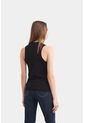 Top Tank Tejido Rectilíneo Para Mujer Manga Sisa Top Tank Tejido Rectilíneo Para Mujer Manga Sisa Negro XS VÉLEZ de Vélez