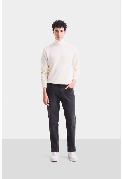 Jean Napo En Black Denim Para Hombre Silueta Semi Fitted Jean Napo En Black Denim Para Hombre Silueta Semi Fitted Gris 34 VÉLEZ