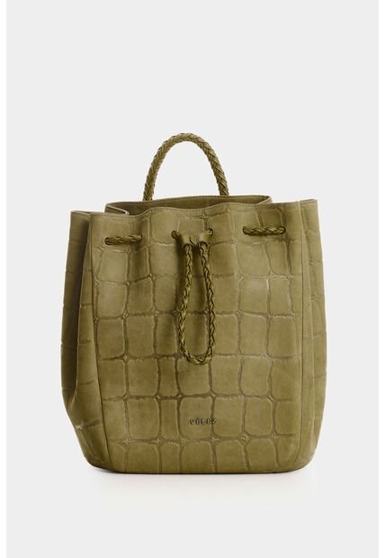 Morral En Gamuza Para Mujer Bruma Morral En Gamuza Para Mujer Bruma Verde Oliva VÉLEZ