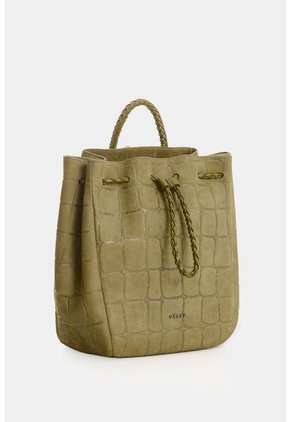 Morral En Gamuza Para Mujer Bruma Morral En Gamuza Para Mujer Bruma Verde Oliva VÉLEZ
