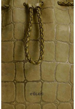 Morral En Gamuza Para Mujer Bruma Morral En Gamuza Para Mujer Bruma Verde Oliva VÉLEZ