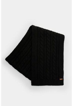 Bufanda Tejida Para Hombre Sierra Bufanda Tejida Para Hombre Sierra Negro XS VÉLEZ
