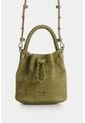 Bandolera En Gamuza Para Mujer Bruma Bandolera En Gamuza Para Mujer Bruma Verde Oliva VÉLEZ de Vélez