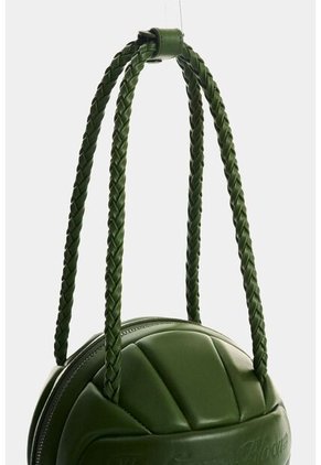 Manos Libres En Cuero Para Hombre Balón Manos Libres En Cuero Para Hombre Balón Verde Oliva VÉLEZ