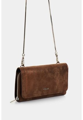 Billetera Palma De Cuero Folia Para Mujer Con Cadena Billetera Palma De Cuero Folia Para Mujer Con Cadena Bronce VÉLEZ