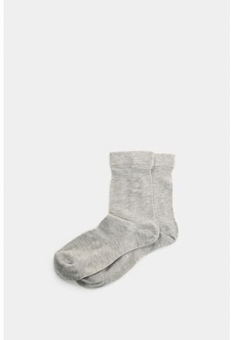 Calcetines Media Pierna Tejidos Para Hombre Detalle Acanalado Calcetines Media Pierna Tejidos Para Hombre Detalle Acanalado Gris XS VÉLEZ Vélez