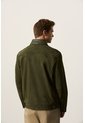 Chaqueta Aron En Gamuza Para Hombre Detalle Cuero Chaqueta Aron En Gamuza Para Hombre Detalle Cuero Verde Oliva XL VÉLEZ de Vélez