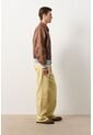 Chaqueta Bomber En Cuero Envejecido Para Hombre Chaqueta Bomber En Cuero Envejecido Para Hombre Cafe S VÉLEZ de Vélez