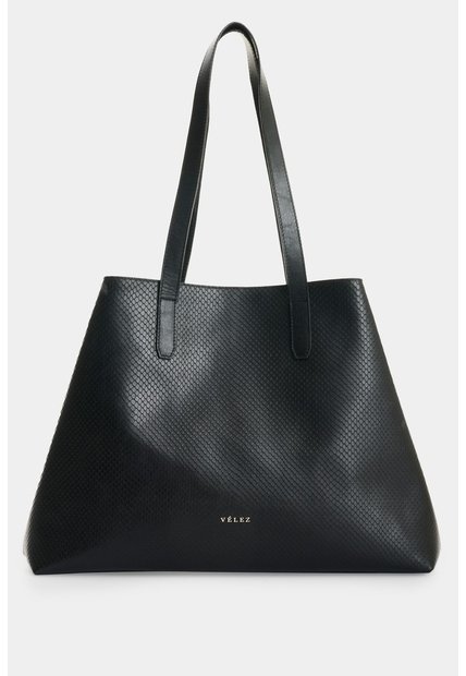 Shopping En Cuero Para Mujer Waira Shopping En Cuero Para Mujer Waira Negro VÉLEZ