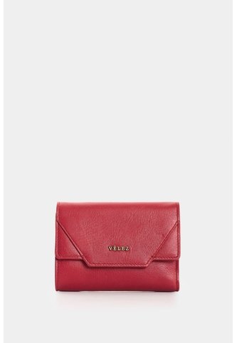 Billetera En Cuero Para Mujer Taupe Billetera En Cuero Para Mujer Taupe Rojo VÉLEZ Vélez