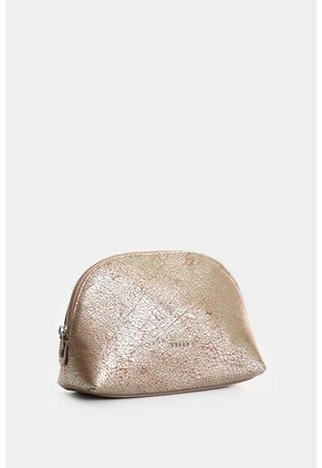 Cosmetiquera De Cuero Folia Para Mujer Nacre Cosmetiquera De Cuero Folia Para Mujer Nacre Plata VÉLEZ