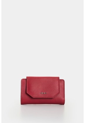 Billetera Bravo En Cuero Para Mujer Billetera Bravo En Cuero Para Mujer Rojo VÉLEZ