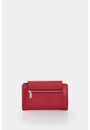 Billetera Bravo En Cuero Para Mujer Billetera Bravo En Cuero Para Mujer Rojo VÉLEZ