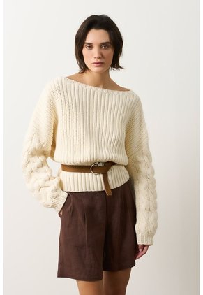 Sweater Para Mujer Icaro Sweater Para Mujer Icaro Crema XS VÉLEZ