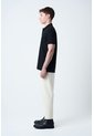 Polo Para Hombre Semi Fit Detalle Jacquard Polo Para Hombre Semi Fit Detalle Jacquard Negro S VÉLEZ de Vélez